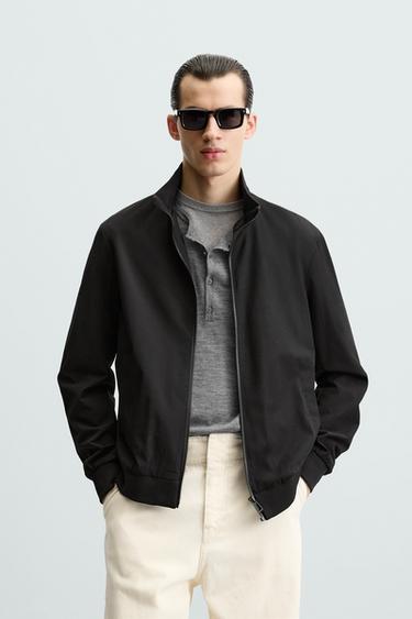 TECHNICAL BOMBER JACKET - Black by Zara