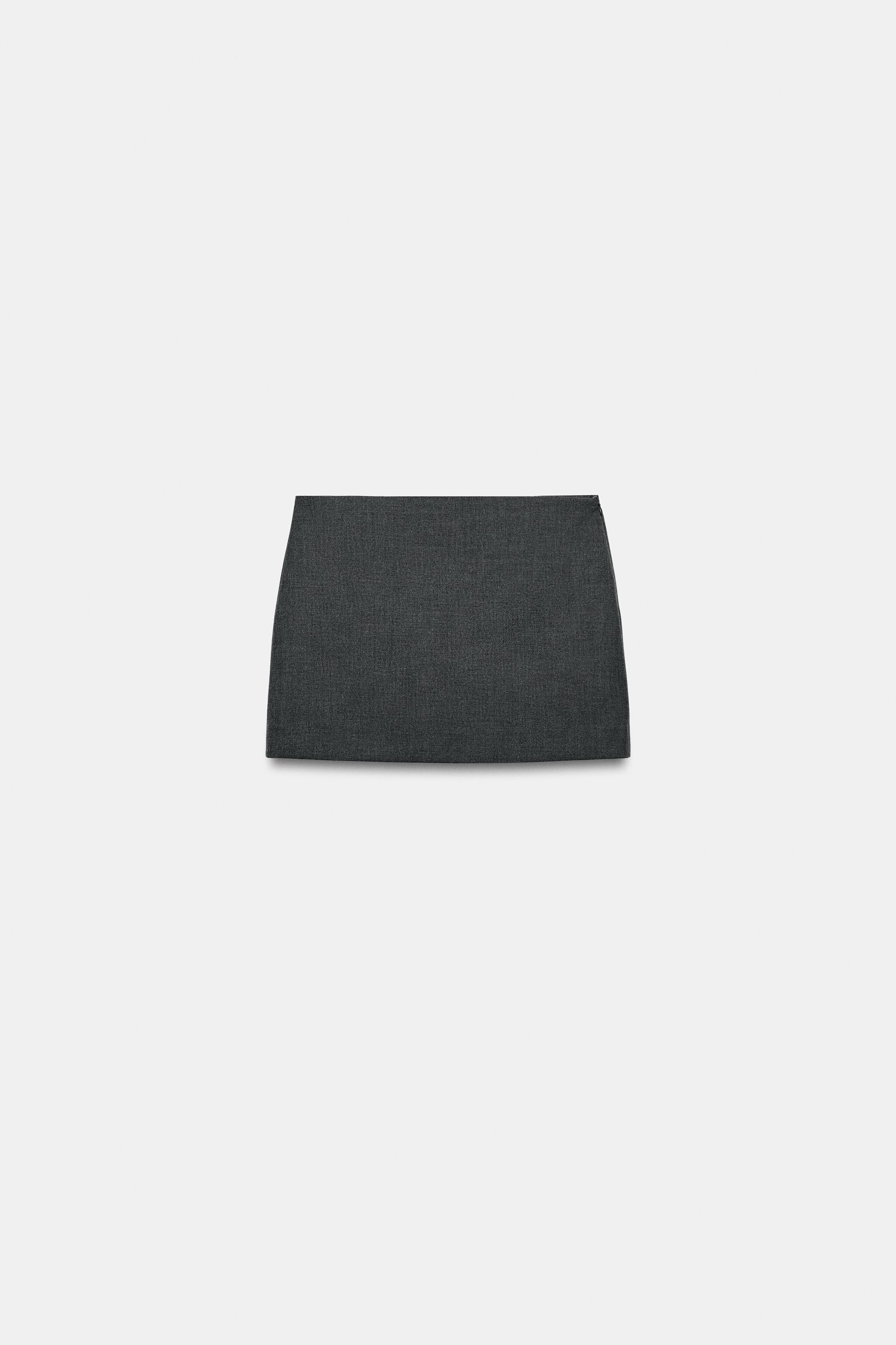 MINI SKIRT — Charcoal