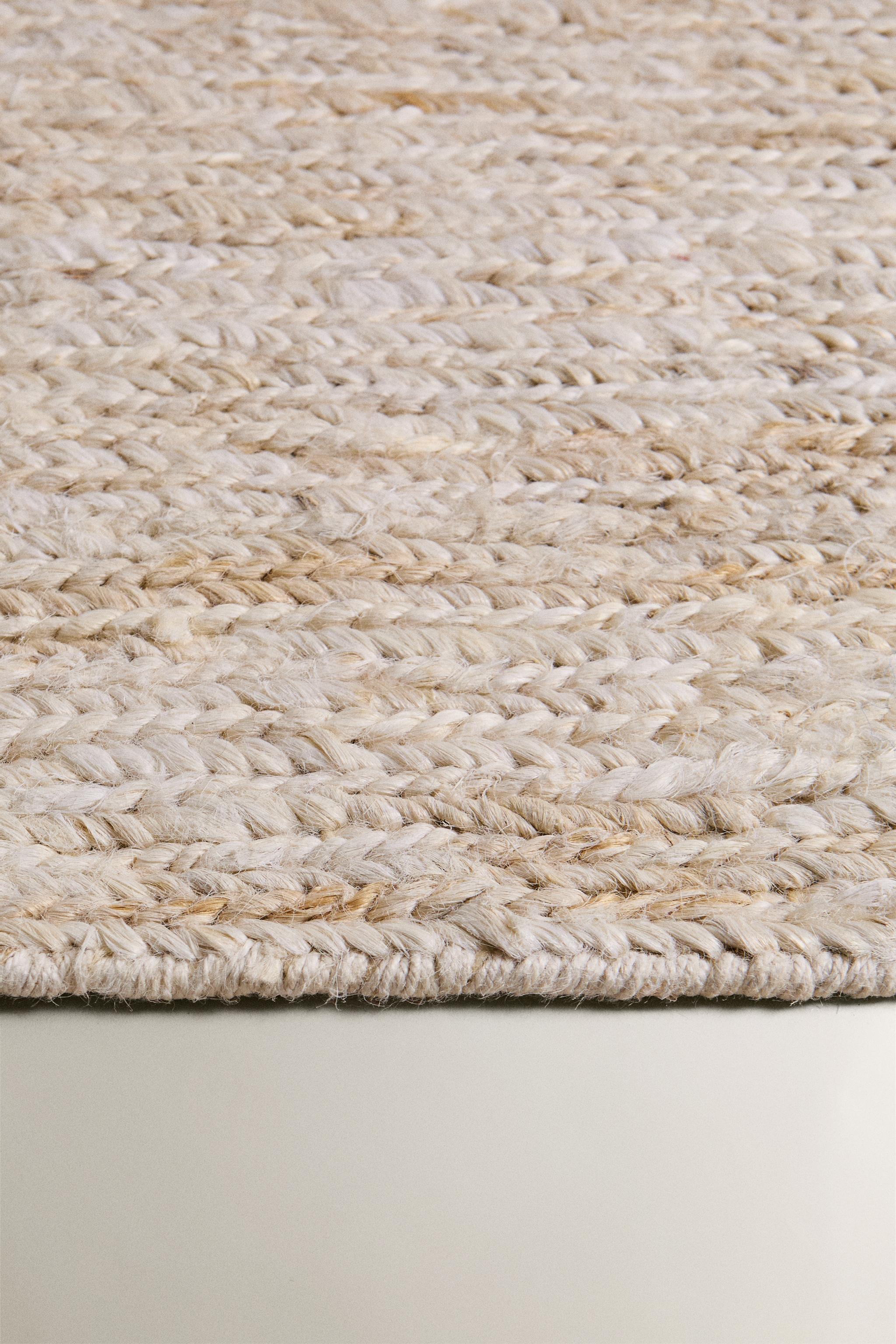 ZARA 編み込みジュートラグ 編み込みジュートラグ - エクリュ | ZARA Japan / 日本