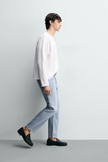 LIGHTWEIGHT REGULAR FIT JEANS - Mid-blue by Zara - Image 5