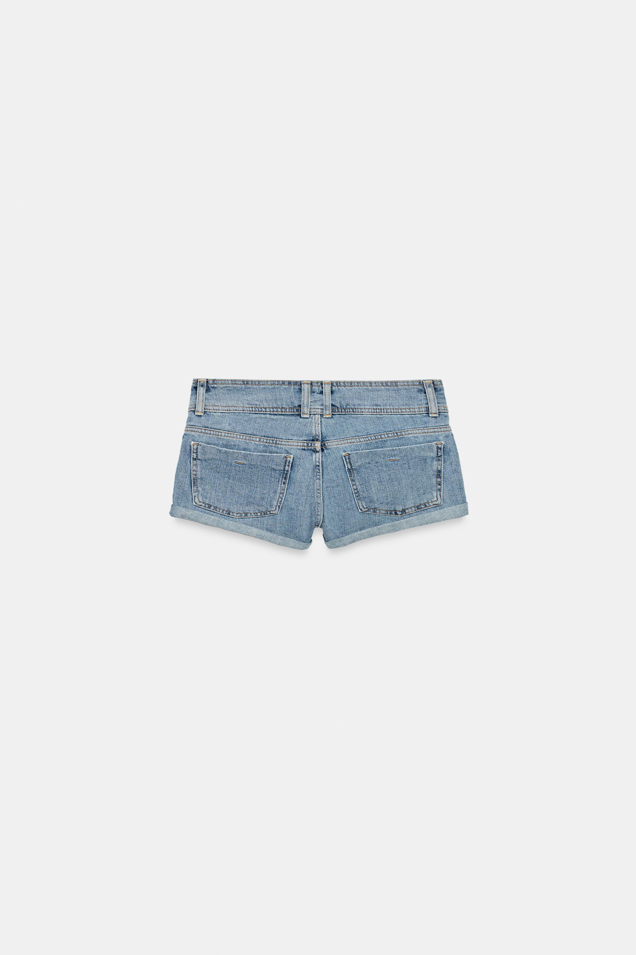 TRF MINI DENIM POCKET SHORTS