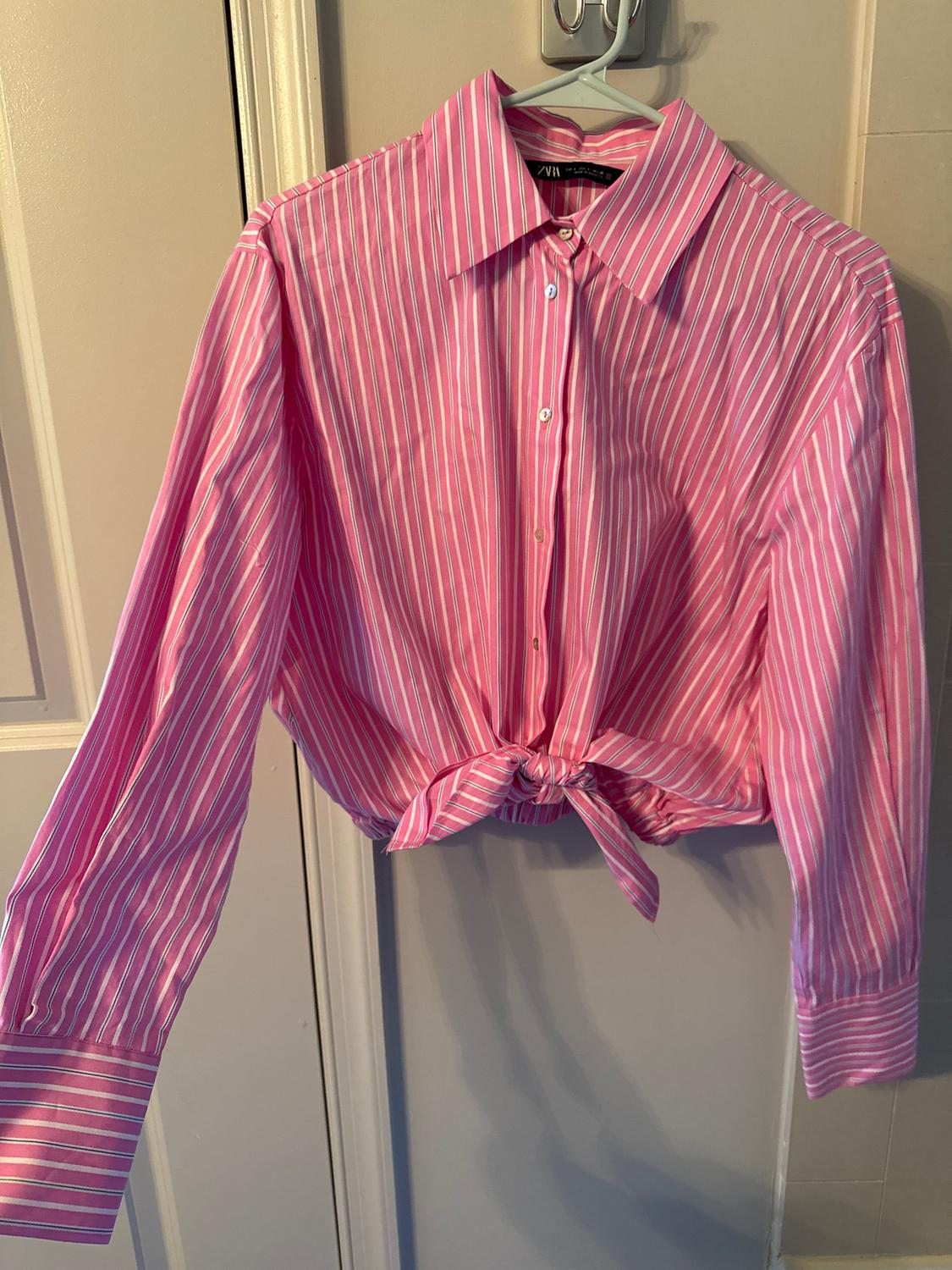CAMISA RAYAS ASIMÉTRICA - Image 5
