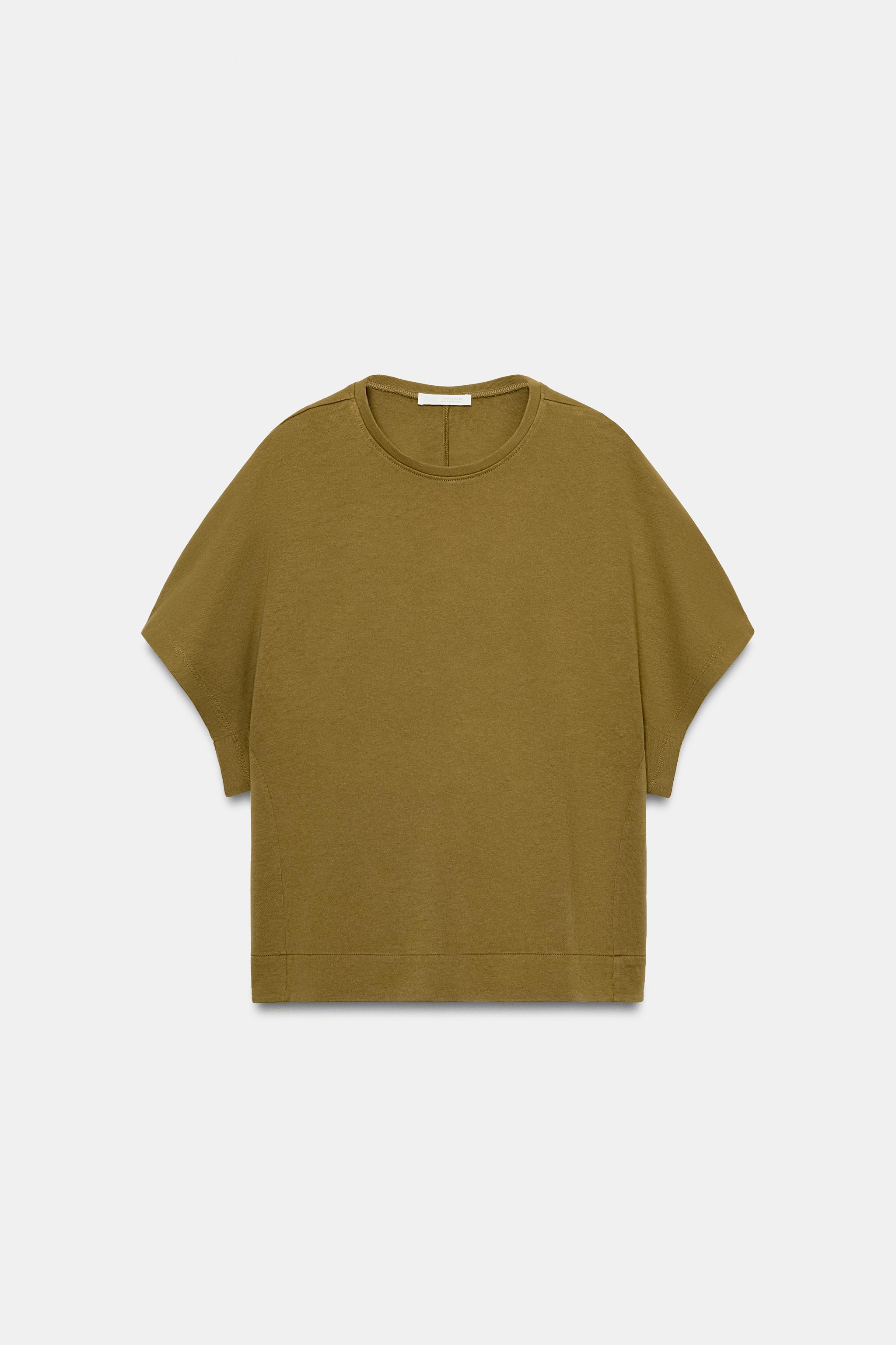 INTERLOCK LAYER T-SHIRT - Charcoal | ZARA United States