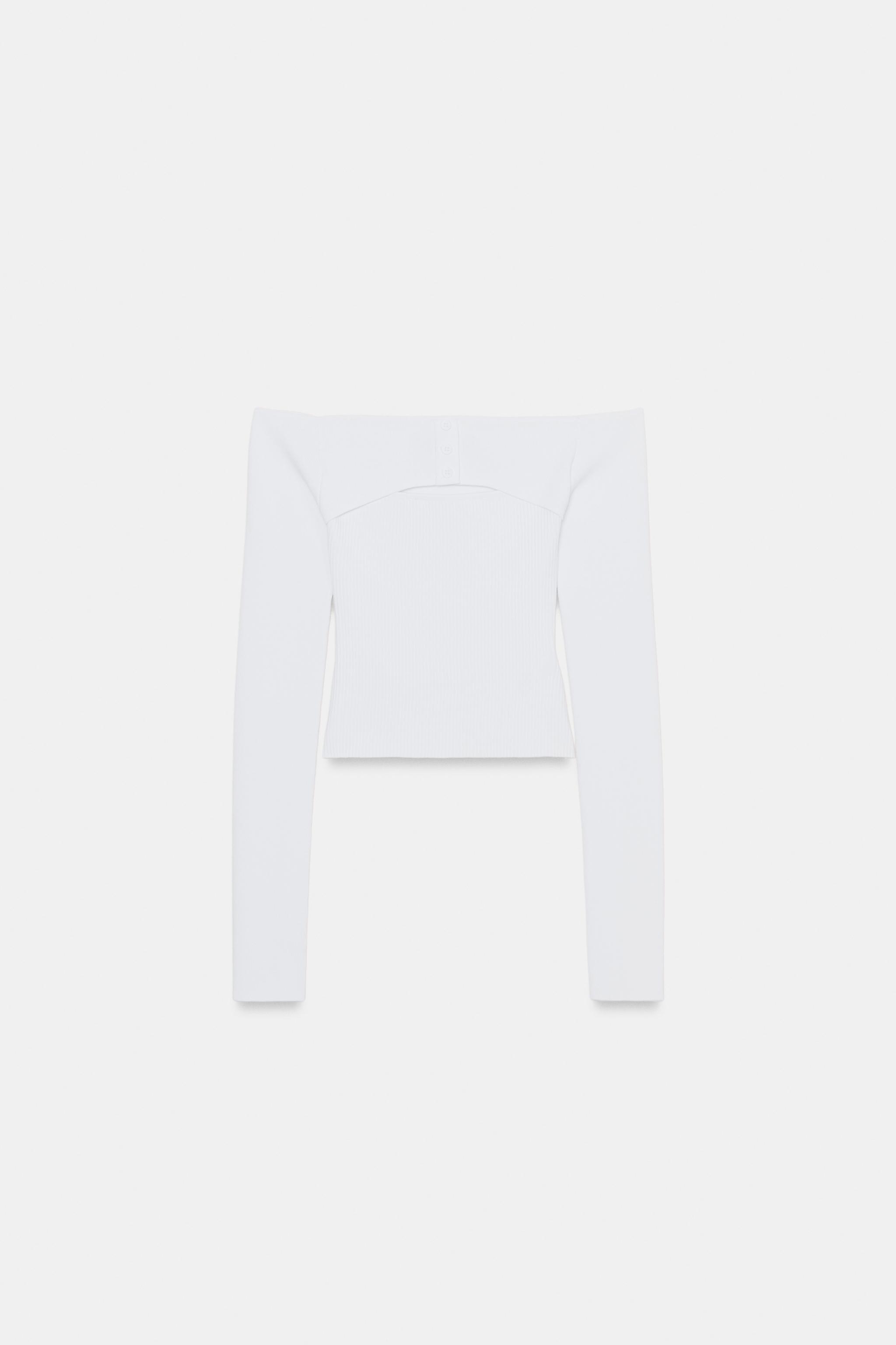 TOP AJUSTÉ EN MAILLE CUT OUT