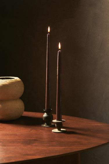 TALL IRON CANDLEHOLDER - Black by Zara - Image 5