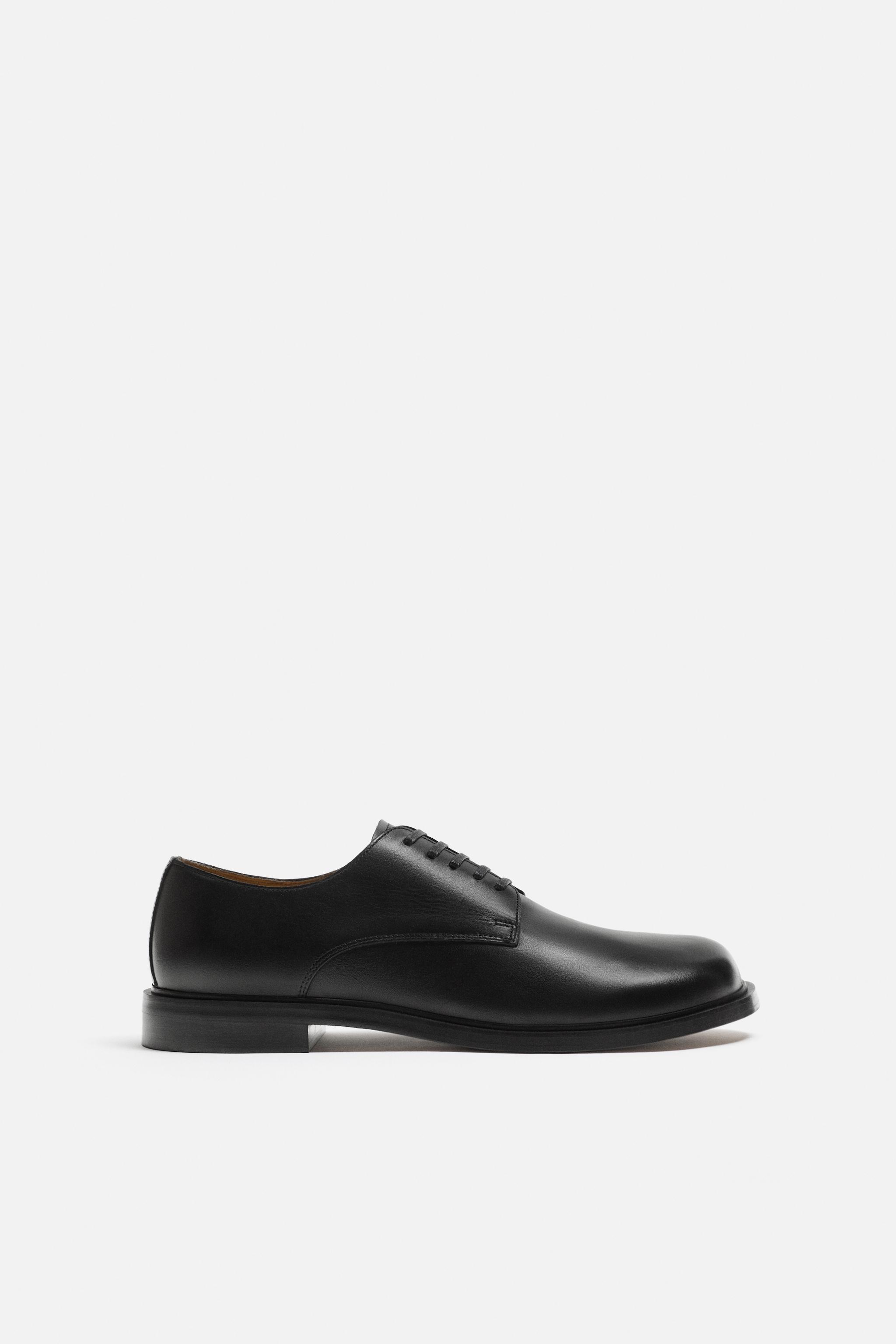 Leather suit shoes on sale