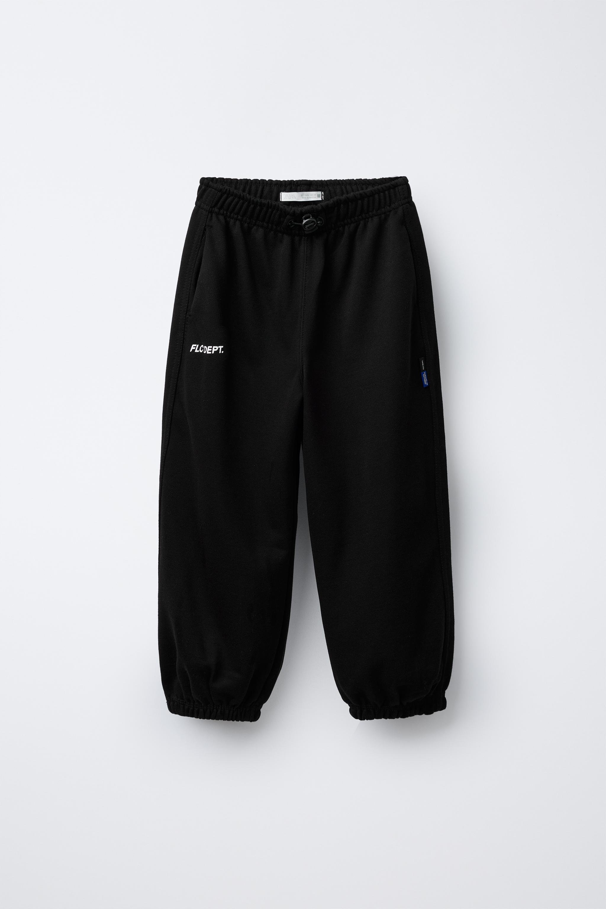 STOPPER FLEECE JOGGER PANTS - Black | ZARA United States