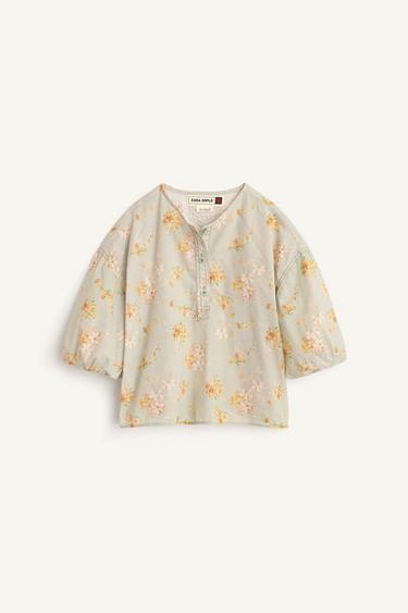 FLRS SHRT - Printed by Zara