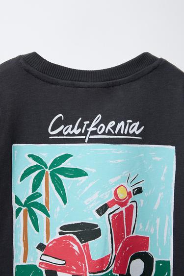 T-SHIRT IMPRIMÉ - Gris anthracite de Zara - Image 3