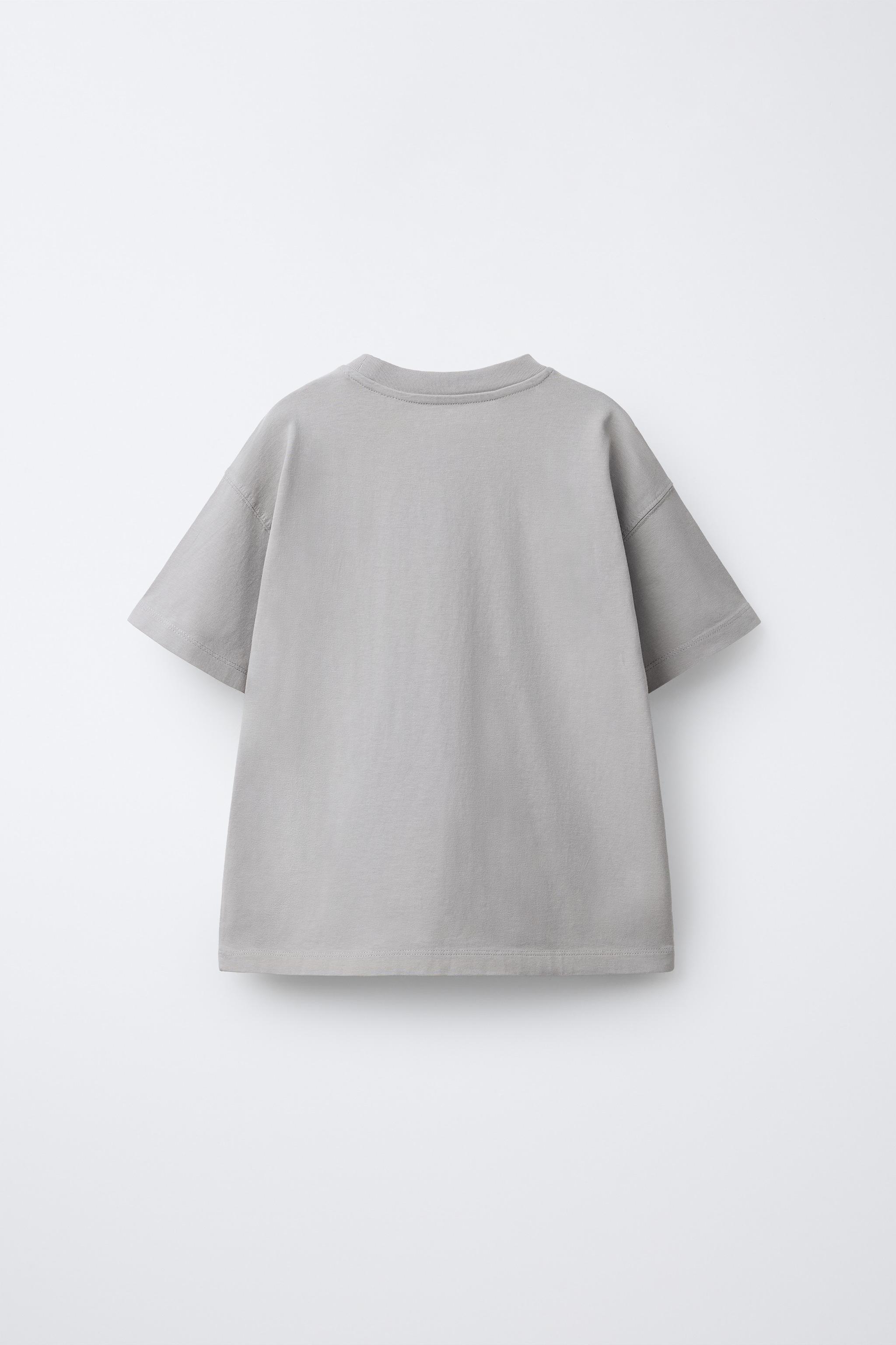 OASIS ®プリントTシャツ - グレー | ZARA Japan / 日本