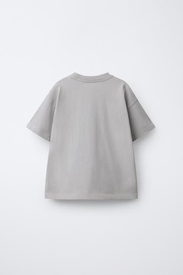 T-SHIRT IMPRIMÉ OASIS ® - Gris de Zara - Image 1