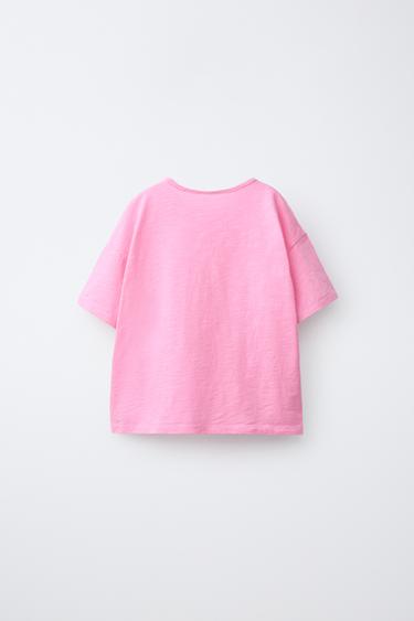 T-SHIRT AVEC PIÈCE MIFFY™ MERCIS BV © - Rose de Zara - Image 1