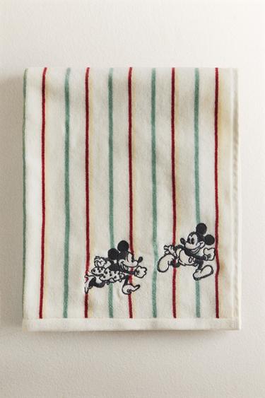 Zara KIDS MICKEY & MINNIE ©DISNEY VELOUR TOWEL - Yellow