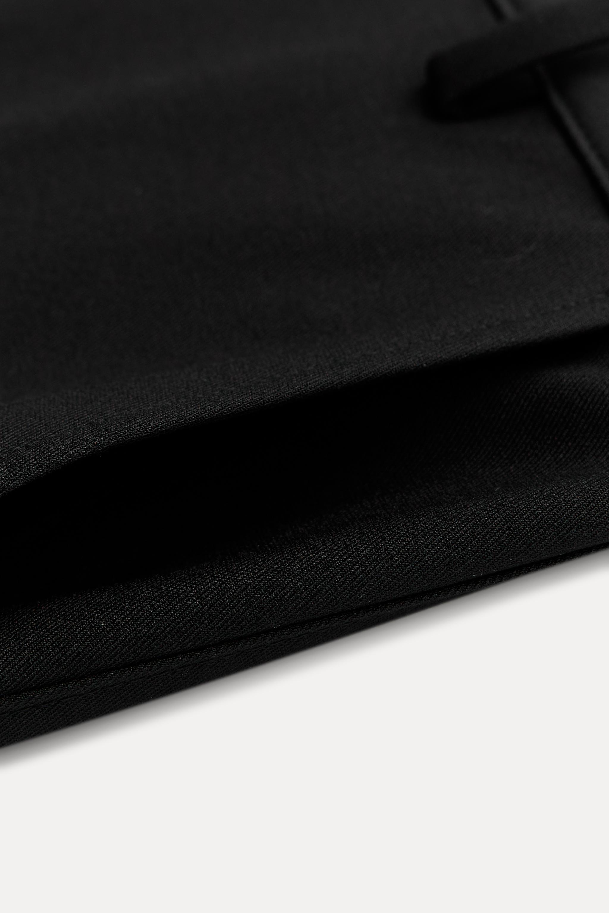 LOW RISE STRAIGHT LEG PANTS ZW COLLECTION - Black | ZARA