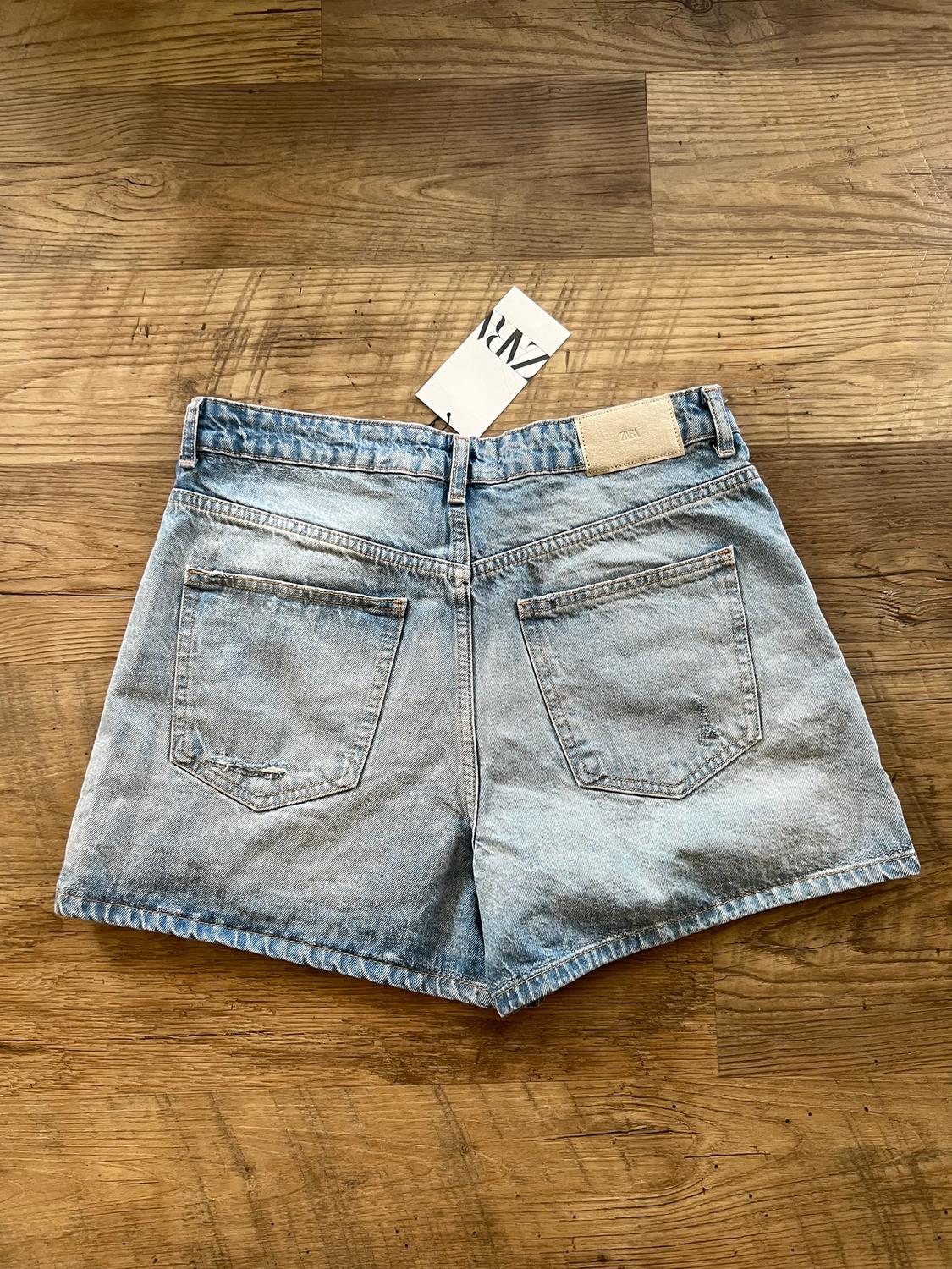 RIPPED DENIM SHORTS Z1975 - Image 2