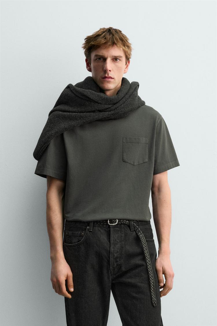 ZARA POCKET T-SHIRT AARON LEVINE X ZARA
