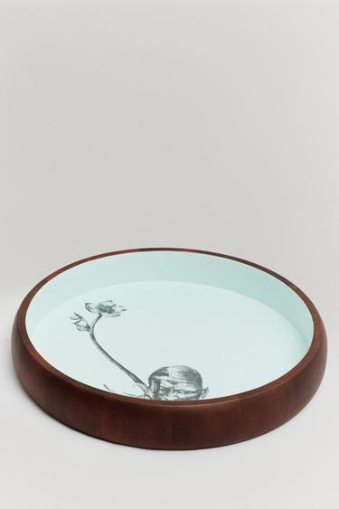 THE ALDIQUÀ ROUND TRAY — Light blue 1
