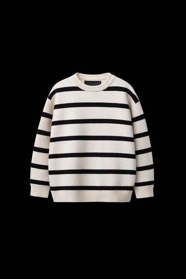 SOFT KNIT SWEATER - Black / White by Zara - Image 0