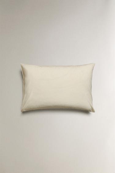 STRIPE PRINT PILLOWCASE - White by Zara - Image 3