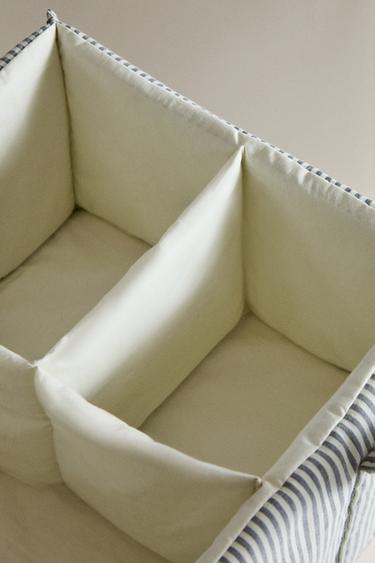 RANGEMENT ANSE VÊTEMENTS BÉBÉ RAYURES - Gris de Zara - Image 3