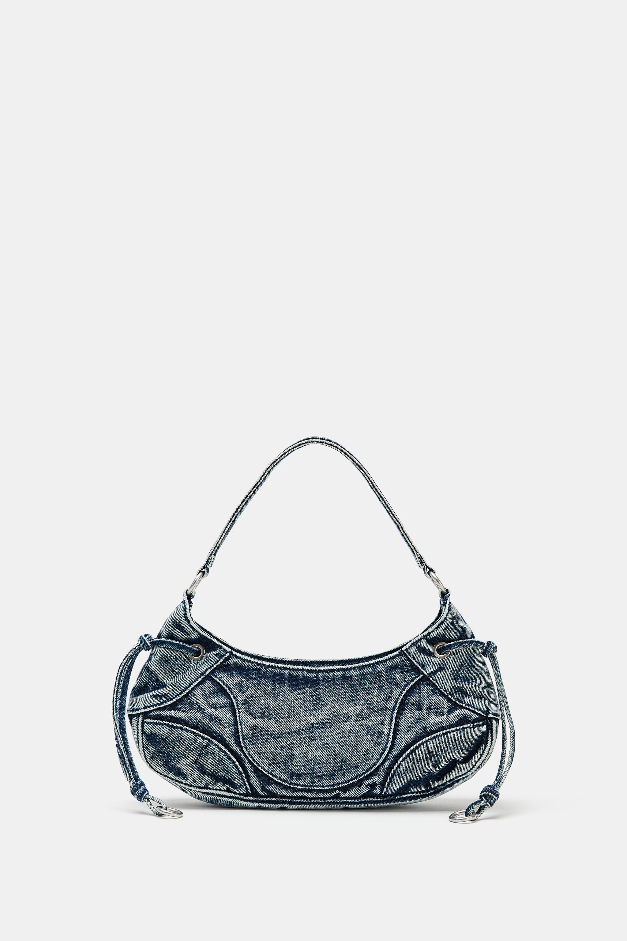 Женские сумки Zara DENIM SHOULDER — фото 3