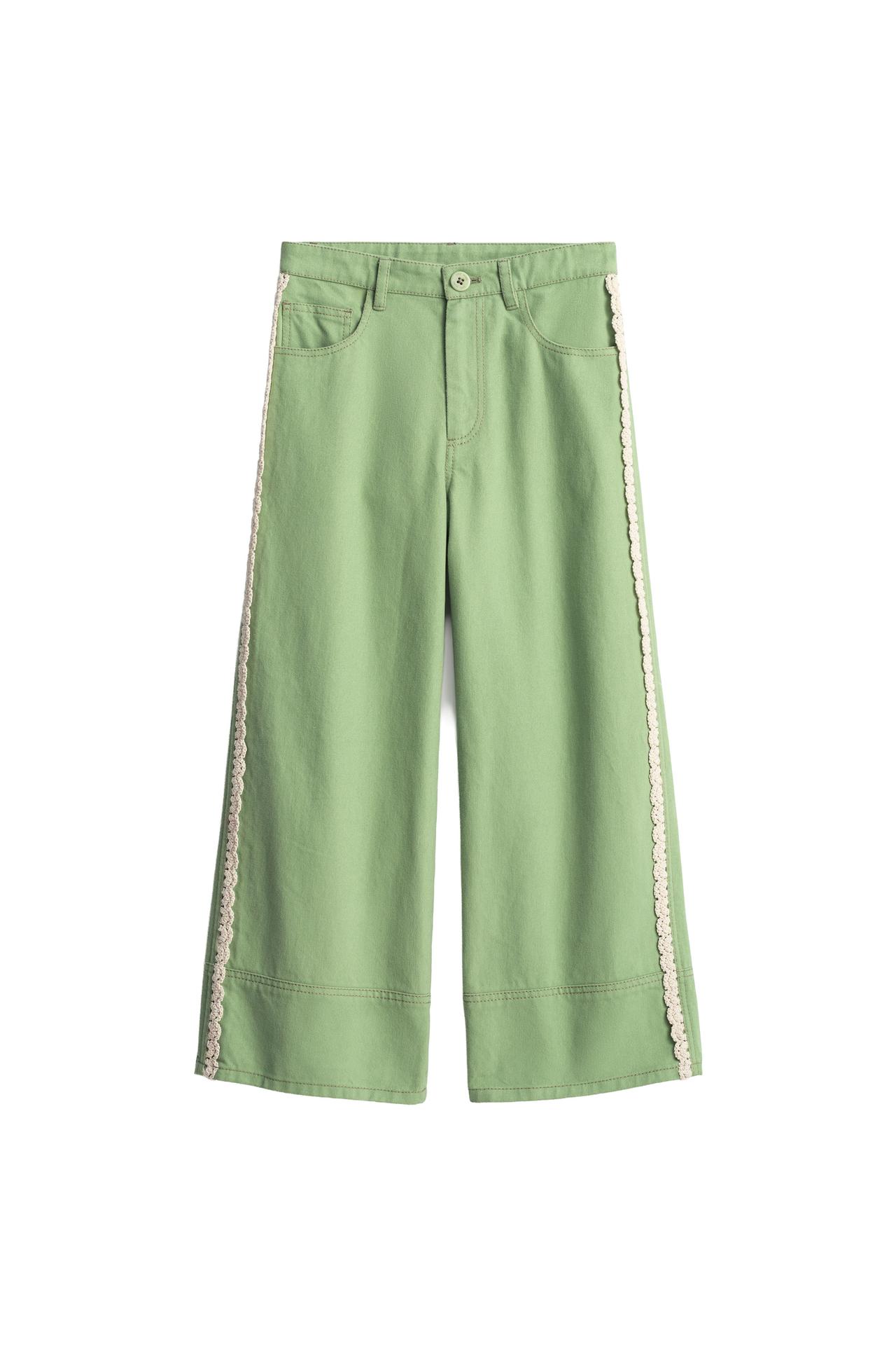 LIMITED EDITION CROCHET WIDE-LEG TROUSERS