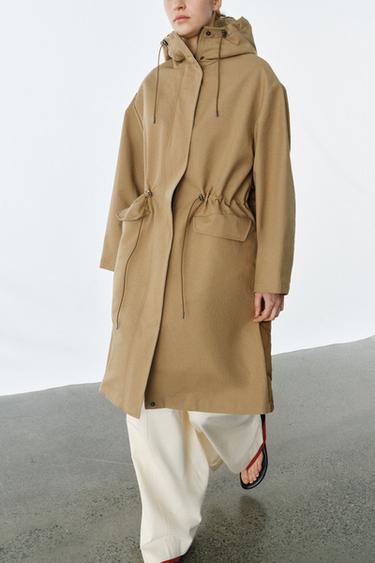 PARKA COMBINÉE ZW COLLECTION - Beige de Zara - Image 6