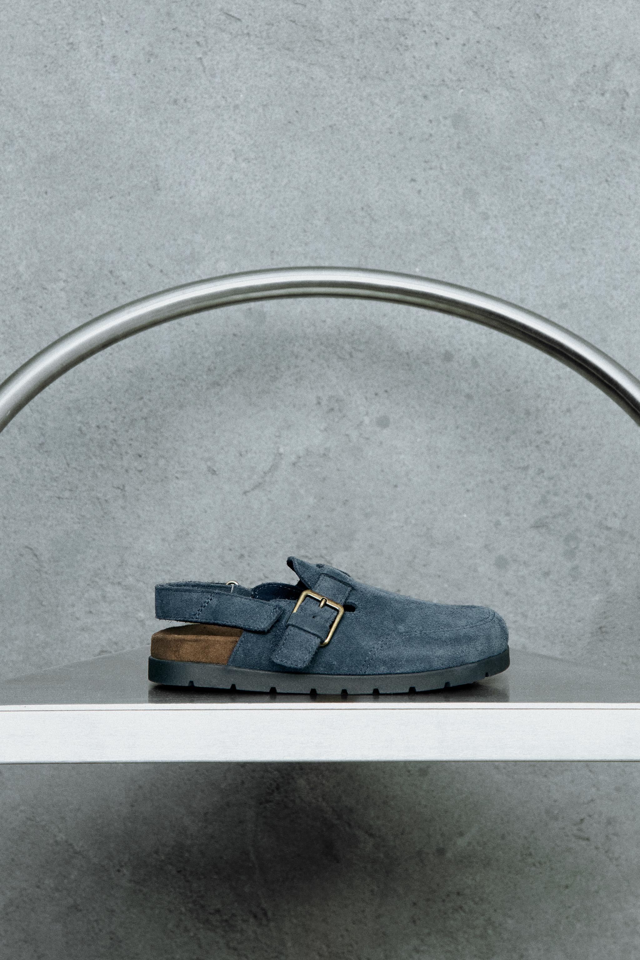 STORIESZ - SPLIT LEATHER CLOGS