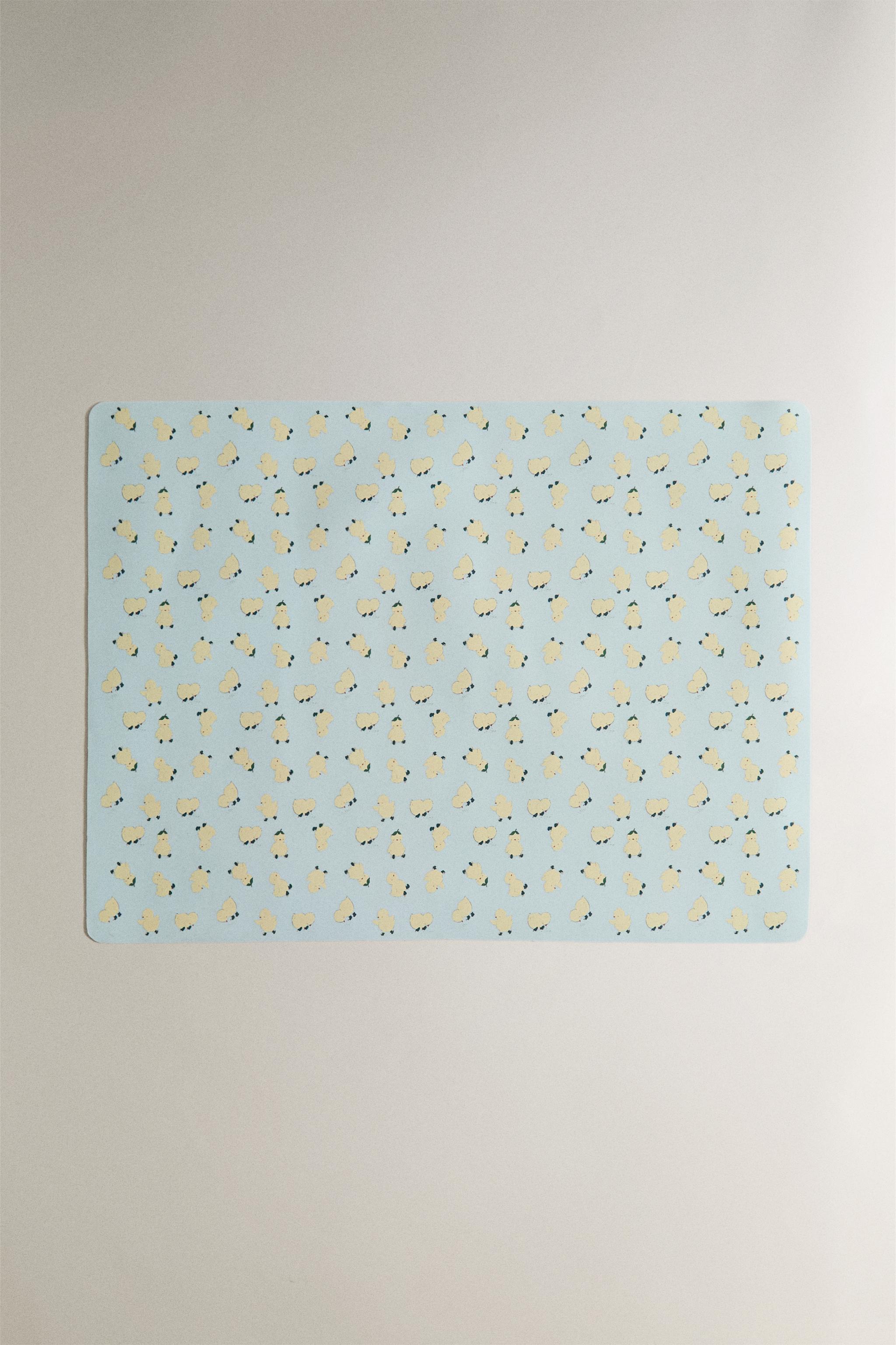 KIDS' SILICONE CHICK PLACEMAT — Blue