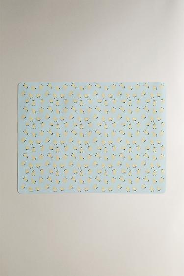 Zara KIDS' SILICONE CHICK PLACEMAT - Blue - Image 0
