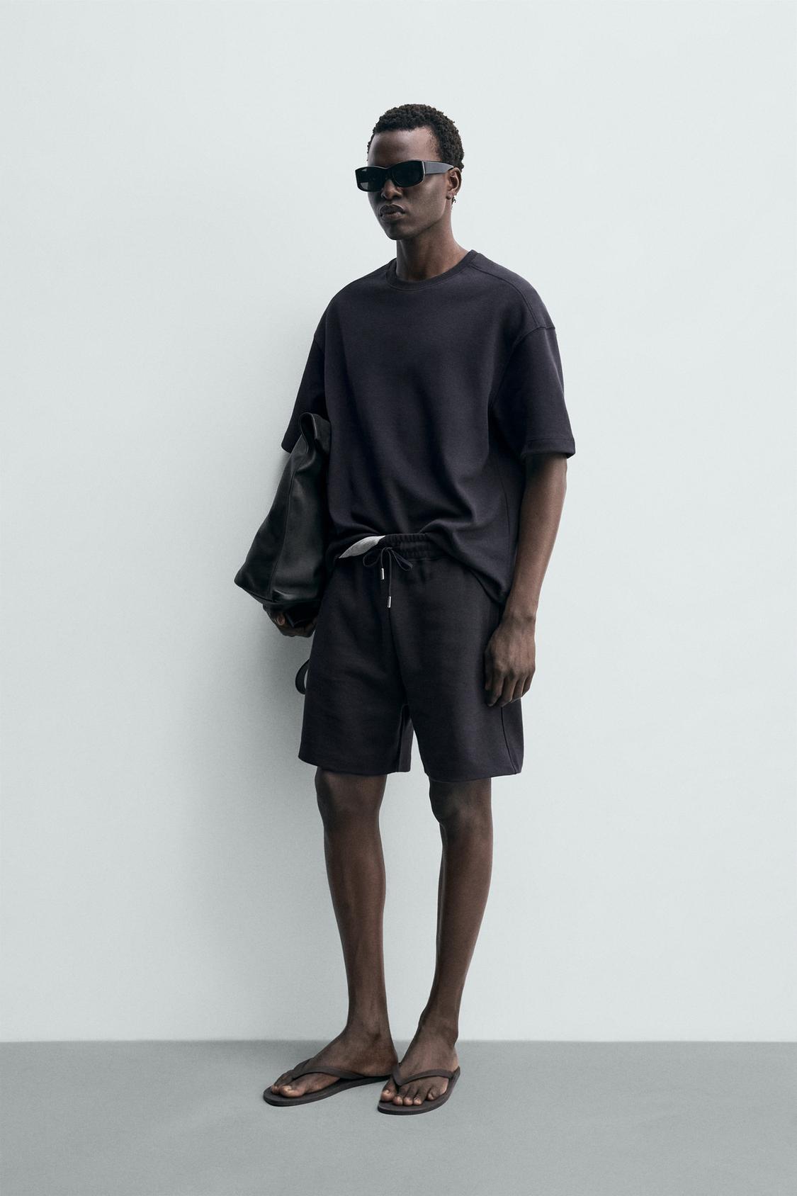 ТРИКОТАЖНАЯ КОФТА СВОБОДНОГО КРОЯ ZARA ИЗ ИНТЕРЛОКА СВОБОДНОГО КРОЯ