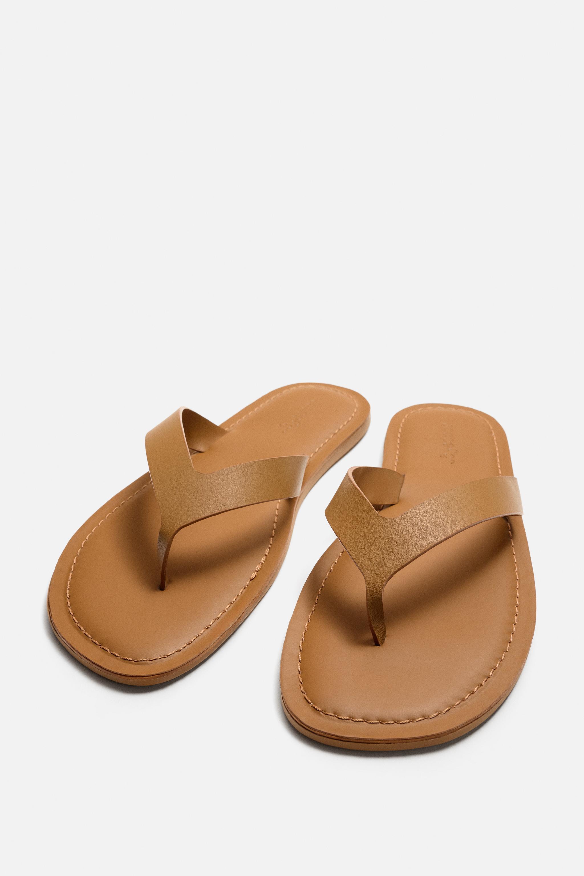 メンズシューズ レザーサンダル | ZARA 日本
