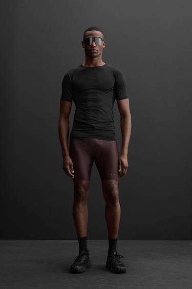 Zara COMPRESSION T-SHIRT - Black - Image 0