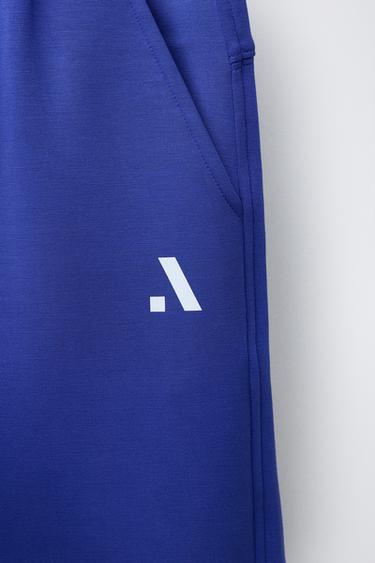 SPORTY LOGO BERMUDA SHORTS - Purple by Zara - Image 3