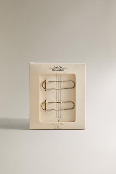 PENCIL CLIPS (PACK OF 2) - Silver by Zara - Image 4