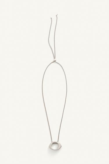 Zara OVL CHN NCKLC - Silver