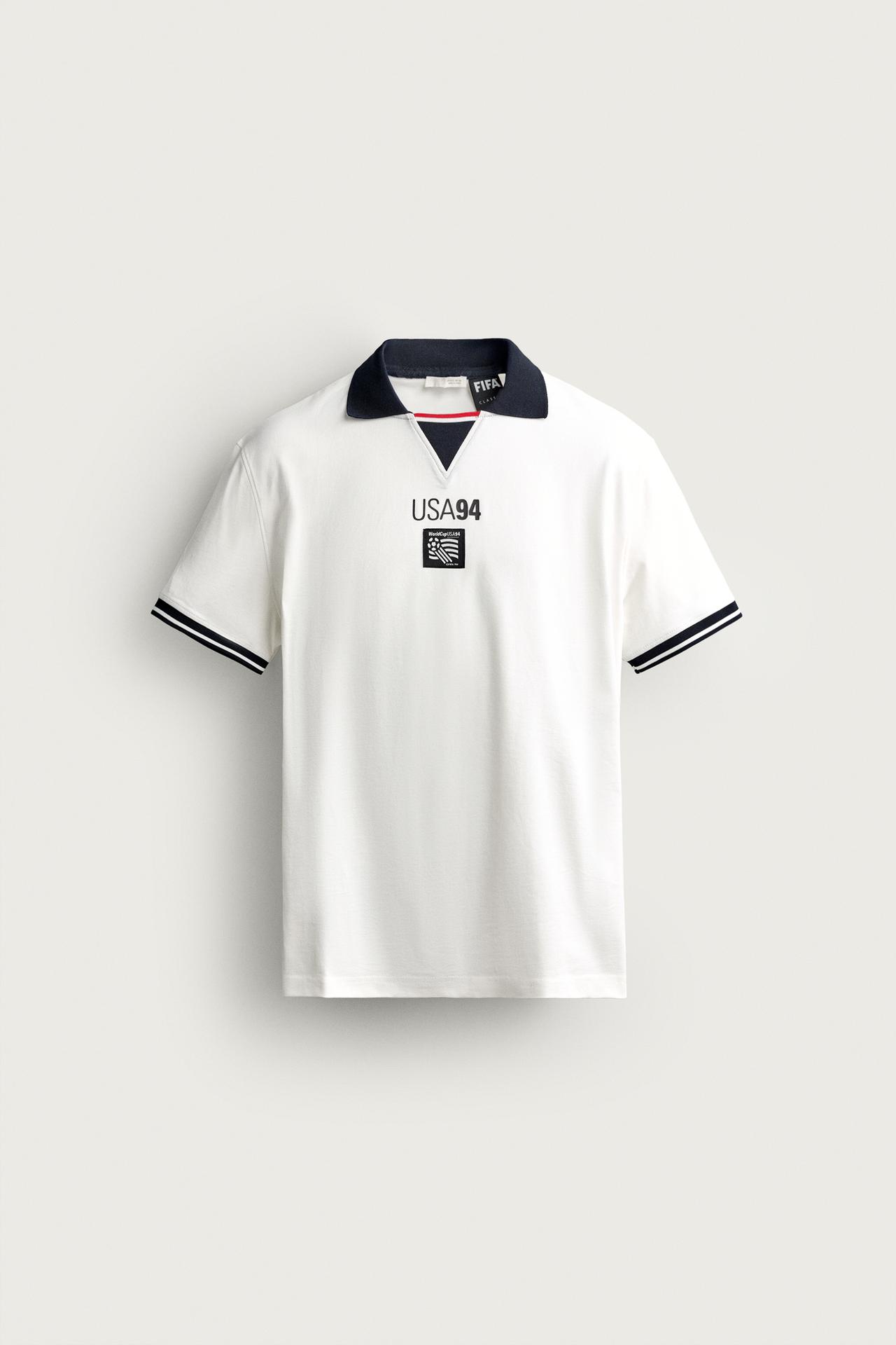 USA 94 FIFA WORLD CUP™ FIFA CLASSICS CONTRAST POLO SHIRT — White