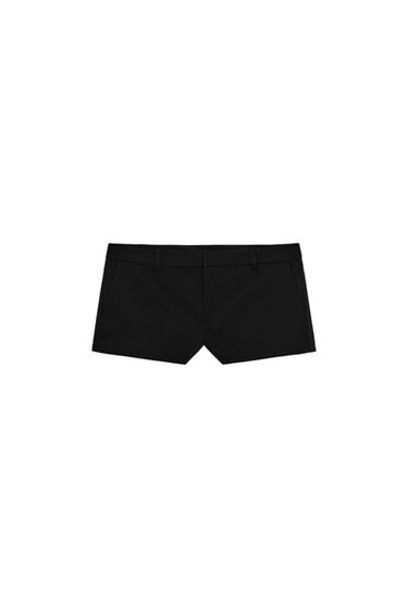 SHORTS MINI ZW COLLECTION - Negro de Zara