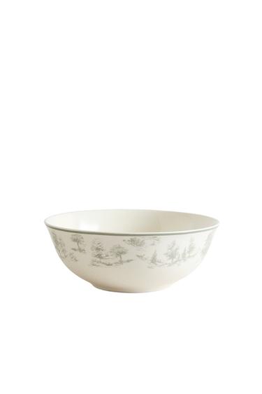 TOILE PORCELAIN BOWL - رمادي الخاص بـ Zara