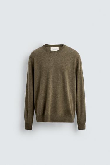 SUÉTER 100% CASHMERE - Verde vigoré de Zara