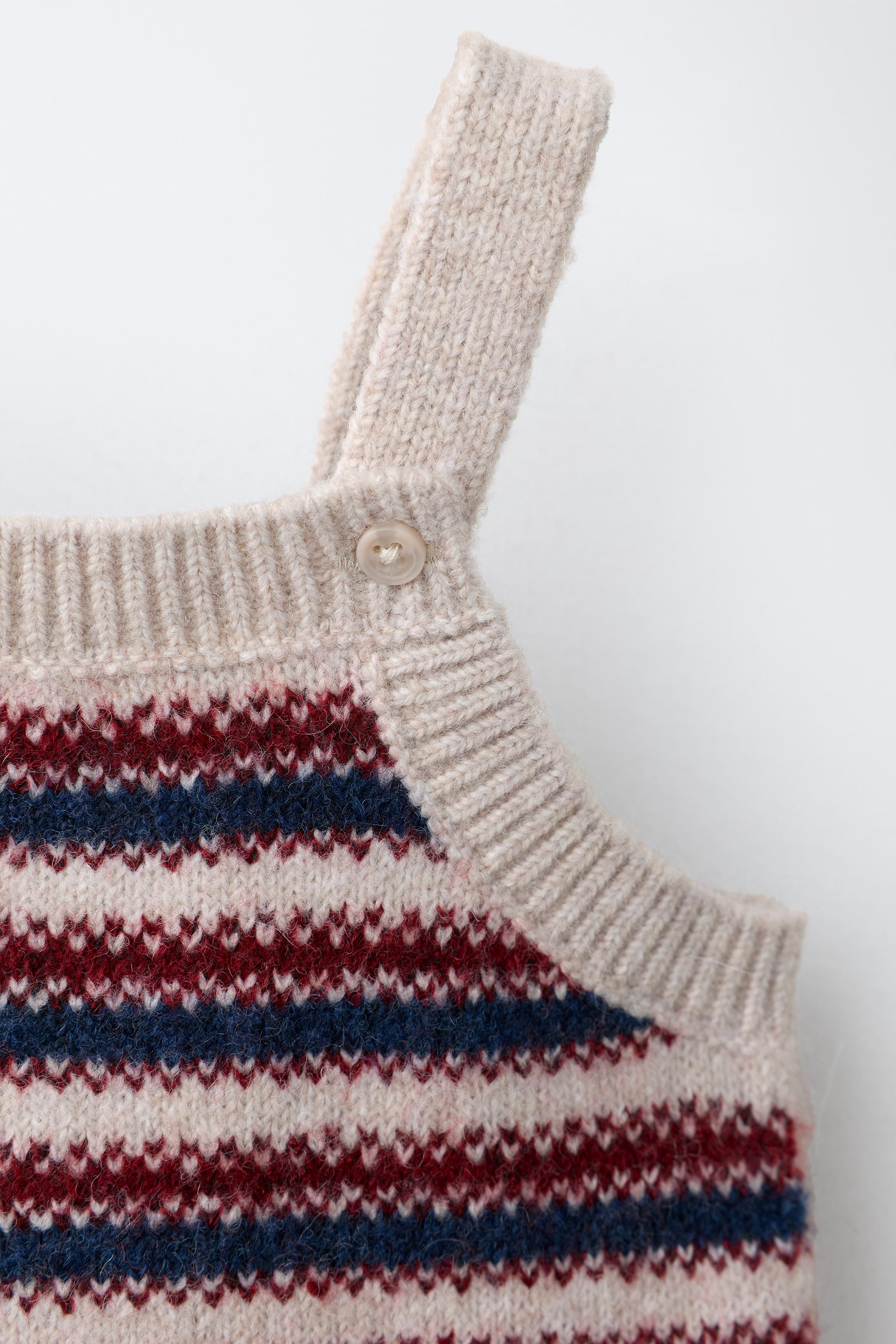 BODY EN MAILLE À RAYURES