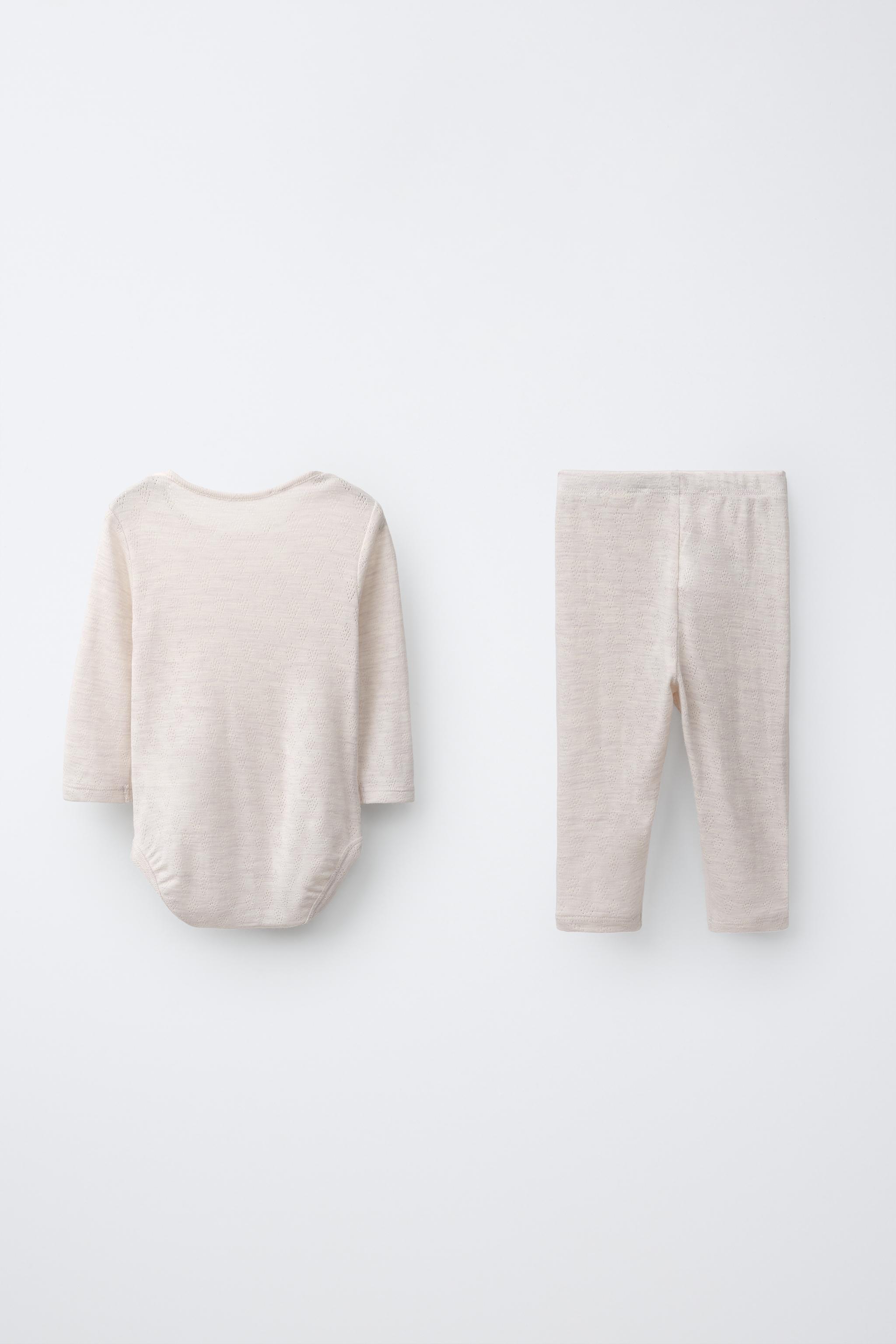 ENSEMBLE BODY ET LEGGING UNI 100 % LAINE