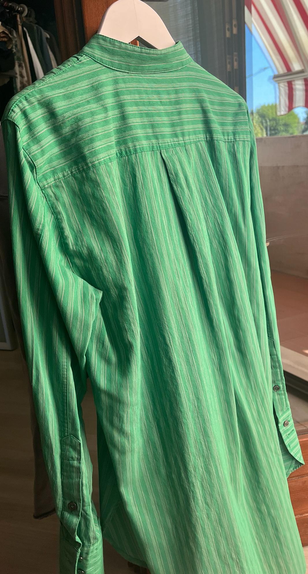 STRIPED OVERSIZE POPLIN SHIRT - Image 2