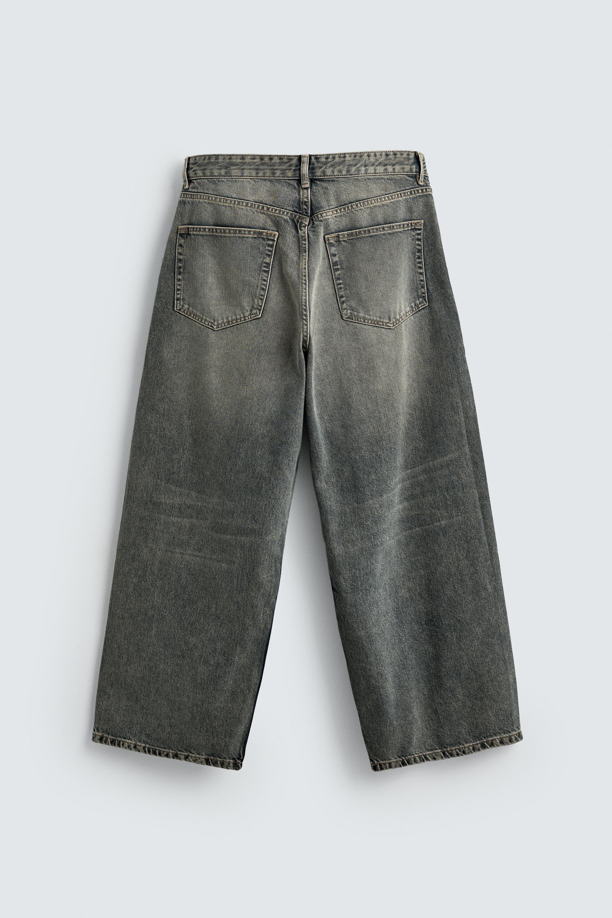 ZARA ライダース　バギーフィット　デニムパンツ ZARA ザラ ライダース バギー デニムパンツ BAGGY FIT EU38