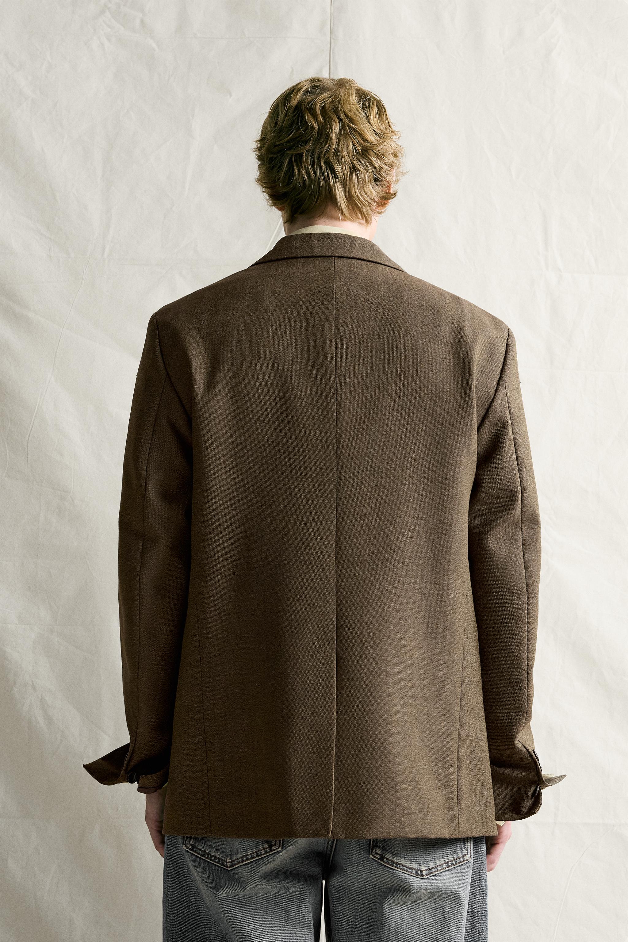 100% WOOL REGULAR-FIT SUIT BLAZER