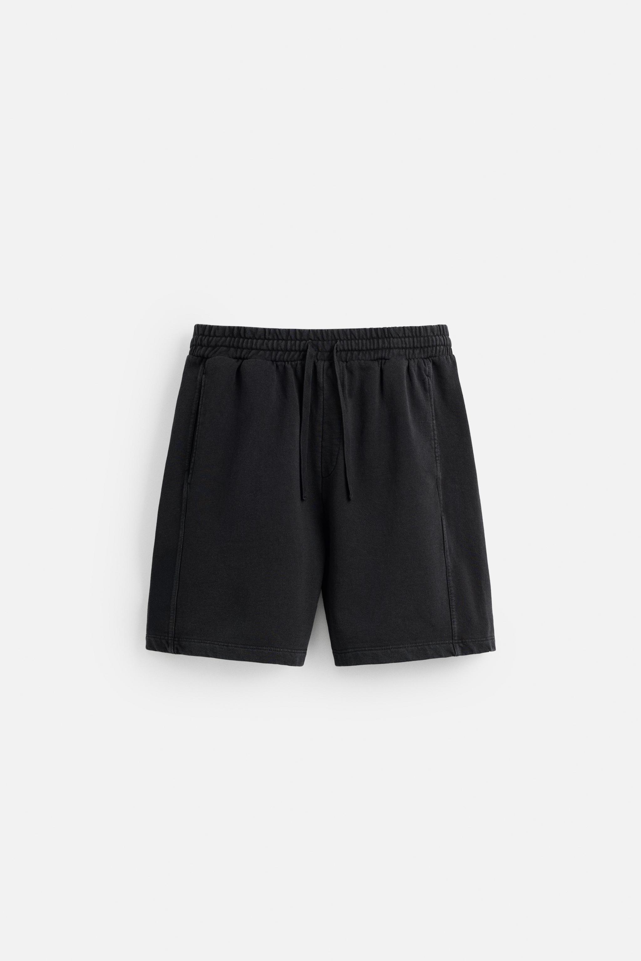 WASHED JOGGER SHORTS - Washed green | ZARA United States