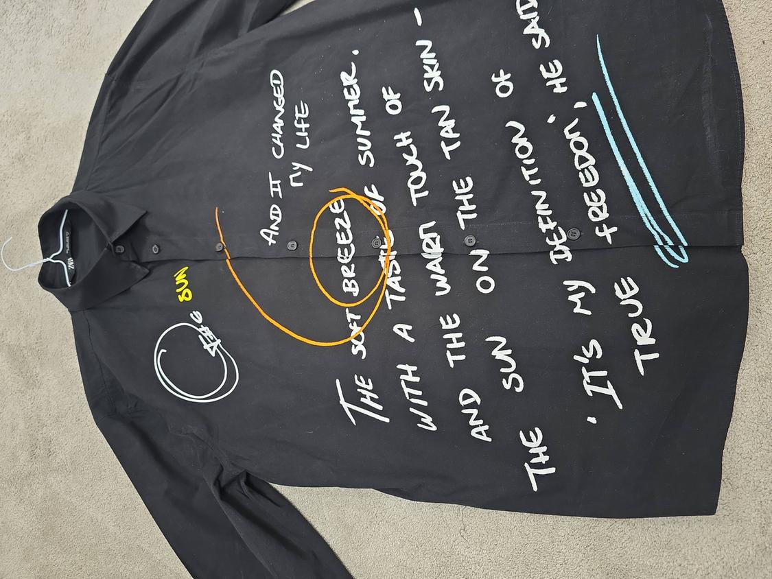 SLOGAN PRINT SHIRT - Image 2