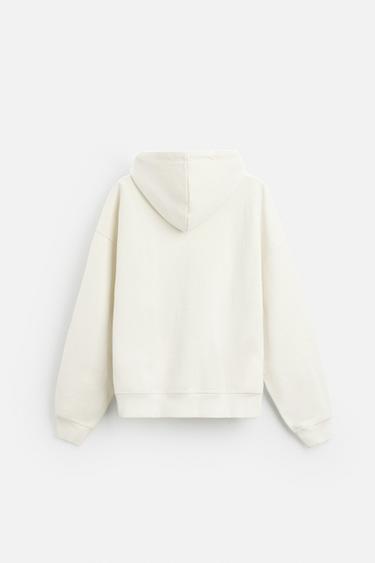 HEAVYWEIGHT HOODIE - Oyster-white by Zara - Image 7