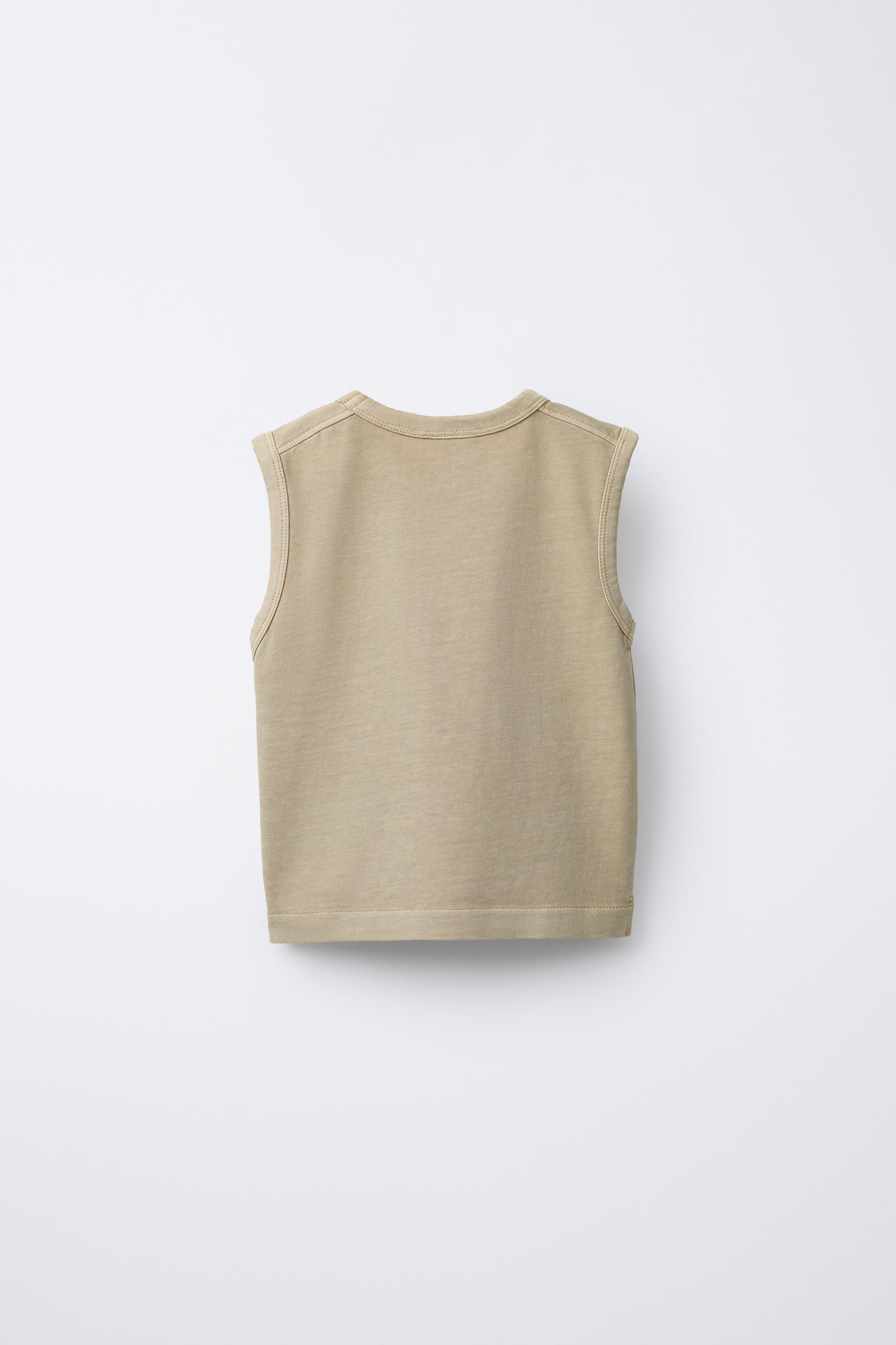 トップス Tankara Vest BUCKLE TWILL WRAP TOP - Mid-green | ZARA Canada