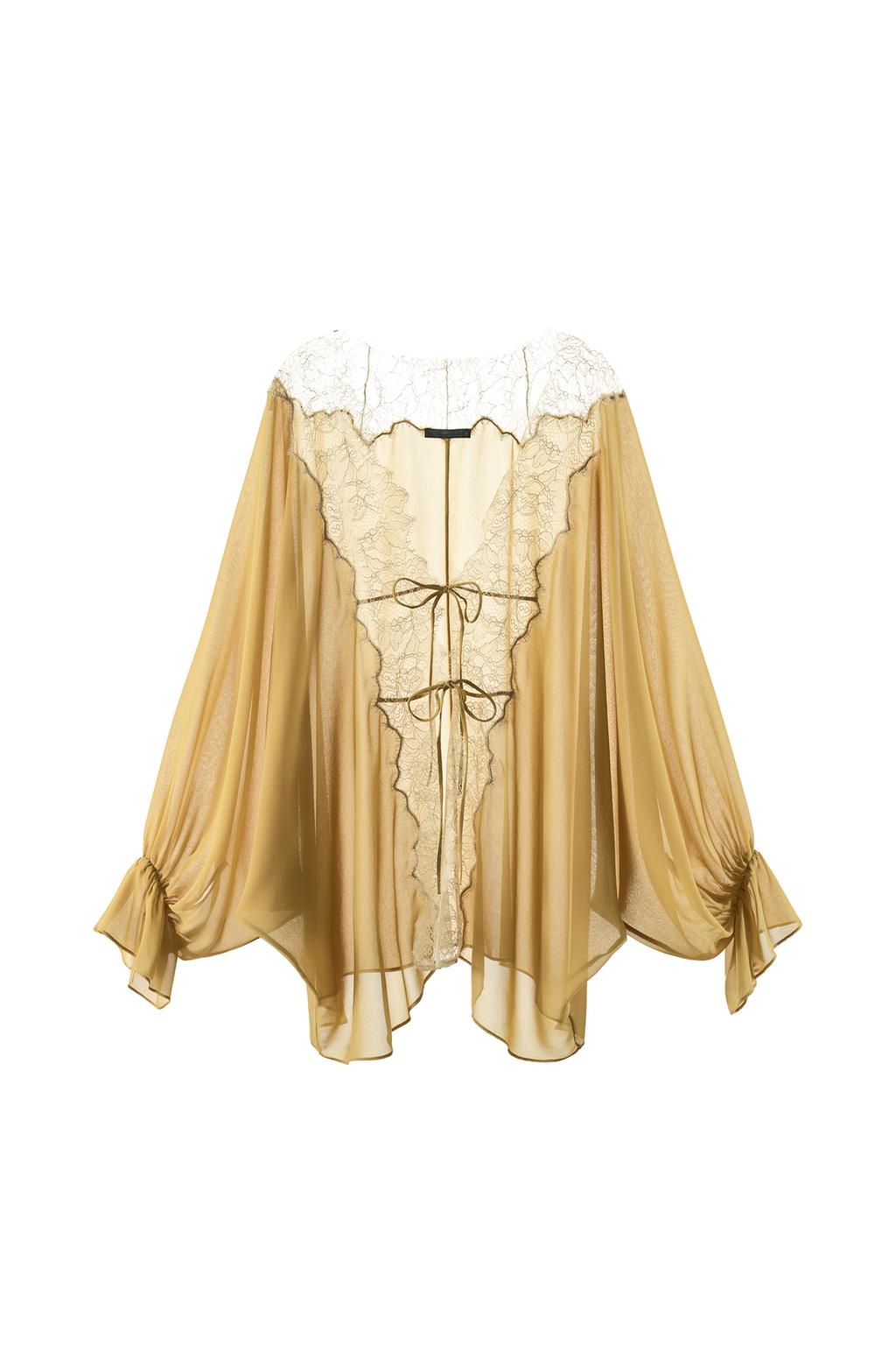 ZW COLLECTION COMBINATION LACE BLOUSE - image 3